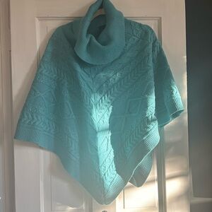Talbots size small poncho NWOT